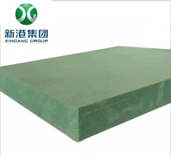Melhor qualidade 18mm resistência à umidade Mdf impermeável verde