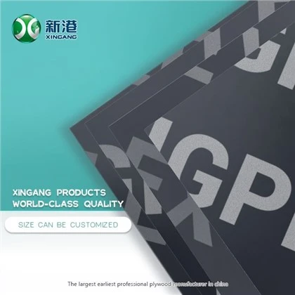 Placa fenólica Xingang 1220x2440mm 18mm com face de filme preto compensado para construção marinha