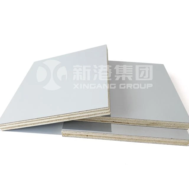 Xingang White Melamine Faced Plywood / Coloured Melamine Plywood